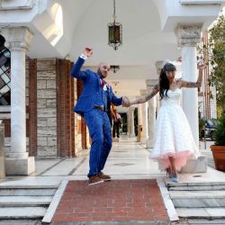 We're mad as hatters for this Alice in Wonderland-themed wedding in Greece