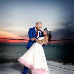 We're mad as hatters for this Alice in Wonderland-themed wedding in Greece