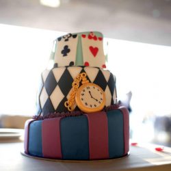 We're mad as hatters for this Alice in Wonderland wedding in Greece