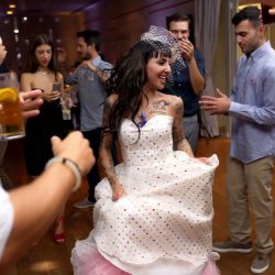 We're mad as hatters for this Alice in Wonderland wedding in Greece