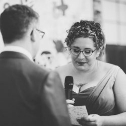 043 dana john karenobristphotography WEBSIZED - We're bowled over by this creative wedding in Seattle (with a hand-dyed dress!) We're bowled over by this creativeSeattle wedding (with a hand-dyed dress!)