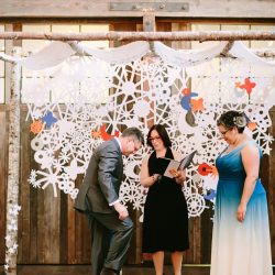 045 dana john karenobristphotography WEBSIZED - We're bowled over by this creative wedding in Seattle (with a hand-dyed dress!) We're bowled over by this creativeSeattle wedding (with a hand-dyed dress!)