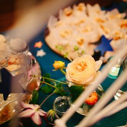 079 dana john karenobristphotography WEBSIZED - We're bowled over by this creative wedding in Seattle (with a hand-dyed dress!) We're bowled over by this creativeSeattle wedding (with a hand-dyed dress!)
