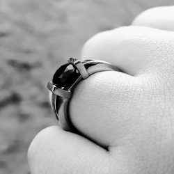 0engagementring - This dark avant garde wedding has the black wedding dress of your dreams This dark avant garde wedding has the black wedding dress of your dreams
