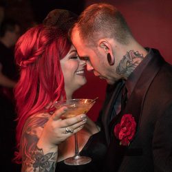14989753186241578839284 - This dark avant garde wedding has the black wedding dress of your dreams This darkly gorgeous wedding has the black wedding dress of your dreams