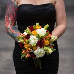 Chris and Miranda Wedding Photos Full Res 145 - This dark avant garde wedding has the black wedding dress of your dreams This darkly gorgeous wedding has the black wedding dress of your dreams
