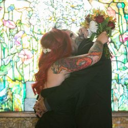 Chris and Miranda Wedding Photos Full Res 81 - This dark avant garde wedding has the black wedding dress of your dreams This dark avant garde wedding has the black wedding dress of your dreams