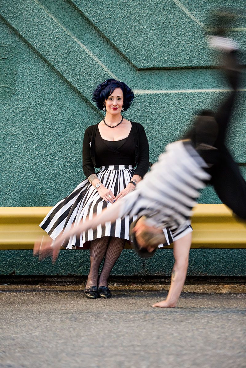 This wedding is like if David Lynch filmed The Addams Family ballroom scene (you’ll want to see!)