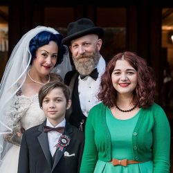 A David Lynch-style wedding