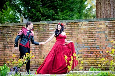150411 0195 - 14 of our favorite red wedding dresses that keep us bloodthirsty for MORE Our favorite red wedding dresses of all time