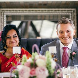 A traditional Indian wedding meets modern American in a gorgeous rustic setting