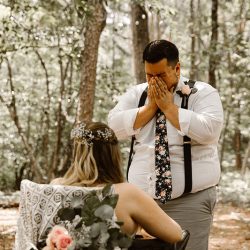 Try and stop the tears from flowing at this sweet and emotional backyard wedding in Tennessee