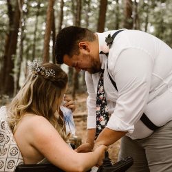 Try and stop the tears from flowing at this sweet and emotional backyard wedding in Tennessee