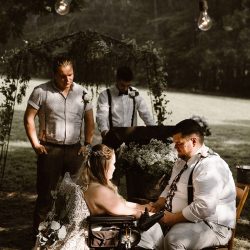 Try and stop the tears from flowing at this sweet and emotional backyard wedding in Tennessee