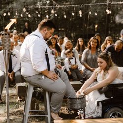 Try and stop the tears from flowing at this sweet and emotional backyard wedding in Tennessee