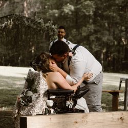 Try and stop the tears from flowing at this sweet and emotional backyard wedding in Tennessee
