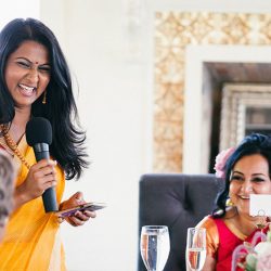 A traditional Indian wedding meets modern American in a gorgeous rustic setting