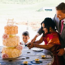 A traditional Indian wedding meets modern American in a gorgeous rustic setting