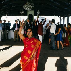 A traditional Indian wedding meets modern American in a gorgeous rustic setting