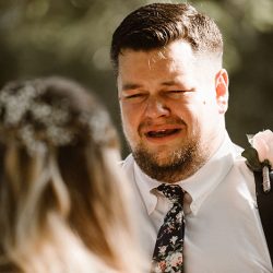 Try and stop the tears from flowing at this sweet and emotional backyard wedding in Tennessee