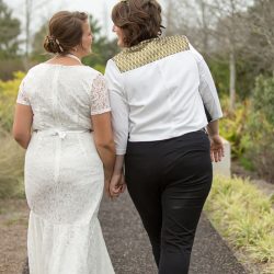 Les bons temps rouler at this New Orleans, LA wedding with food trucks and a sweet first look