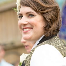 Les bons temps rouler at this New Orleans, LA wedding with food trucks and a sweet first look