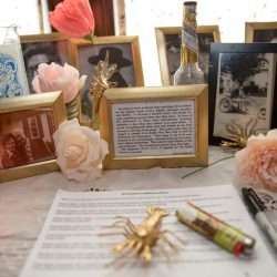 Les bons temps rouler at this New Orleans, LA wedding with food trucks and a sweet first look