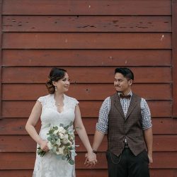 A sweet and relaxed farm wedding with an Old West vibe