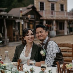 A sweet and relaxed wedding with an Old West vibe