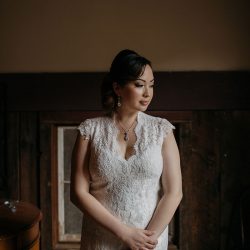 A sweet and chill farm wedding with an Old West vibe