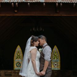 A sweet and relaxed farm wedding with an Old West vibe