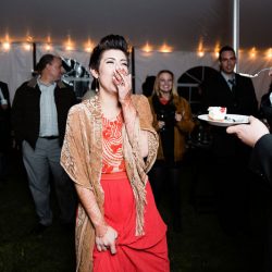 Parker Sells LeslieBarbaroPhotography 20151003reception295108 low - A fall-themed wedding celebration with a stunning red dress Intimate, rustic DIY fall wedding celebration with red-dressed bride