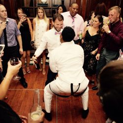 A '90s dance party wedding full of positive vibes