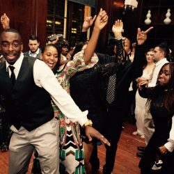 A '90s dance party wedding full of positive vibes