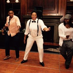 A '90s dance party wedding full of positive vibes
