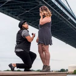 lead - A surprise proposal engagement in Philadelphia lead