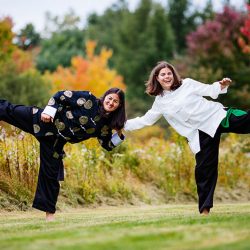 10a - Two girls in gis: a dojo wedding (with a martial arts ceremony!) Two girls in gis: a dojo kung fu wedding
