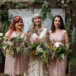 Hamilton Hamilton KyleFordWeddings HamiltonWeddingPittsburgh0364 low - An inked, glam, and woodland-meets-industrial wedding at the Carrie Furnaces in Pittsburgh An inked, glam, and woodland-meets-industrial wedding at the Carrie Furnaces in Pittsburgh