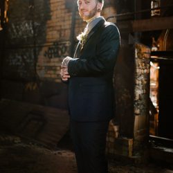 Hamilton Hamilton KyleFordWeddings HamiltonWeddingPittsburgh0652 low - An inked, glam, and woodland-meets-industrial wedding at the Carrie Furnaces in Pittsburgh An inked, glam, and industrial woodland wedding at the Carrie Furnaces in Pittsburgh