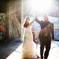 Hamilton Hamilton KyleFordWeddings HamiltonWeddingPittsburgh0877 low - An inked, glam, and woodland-meets-industrial wedding at the Carrie Furnaces in Pittsburgh An inked, glam, and industrial woodland wedding at the Carrie Furnaces in Pittsburgh