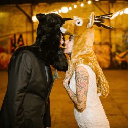Hamilton Hamilton KyleFordWeddings HamiltonWeddingPittsburgh1247 low - An inked, glam, and woodland-meets-industrial wedding at the Carrie Furnaces in Pittsburgh An inked, glam, and industrial woodland wedding at the Carrie Furnaces in Pittsburgh