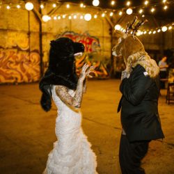 Hamilton Hamilton KyleFordWeddings HamiltonWeddingPittsburgh1284 low - An inked, glam, and woodland-meets-industrial wedding at the Carrie Furnaces in Pittsburgh An inked, glam, and industrial woodland wedding at the Carrie Furnaces in Pittsburgh