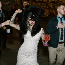 Hamilton Hamilton KyleFordWeddings HamiltonWeddingPittsburgh1335 low - An inked, glam, and woodland-meets-industrial wedding at the Carrie Furnaces in Pittsburgh An inked, glam, and industrial woodland wedding at the Carrie Furnaces in Pittsburgh