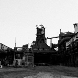 Hamilton Hamilton KyleFordWeddings HamiltonWeddingPittsburgh3033 low - An inked, glam, and woodland-meets-industrial wedding at the Carrie Furnaces in Pittsburgh An inked, glam, and industrial woodland wedding at the Carrie Furnaces in Pittsburgh