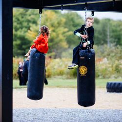 Kim 7872 - Two girls in gis: a dojo wedding (with a martial arts ceremony!) Two girls in gis: a dojo kung fu wedding