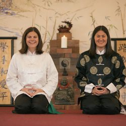 Kim 7937 - Two girls in gis: a dojo wedding (with a martial arts ceremony!) Kim 7937
