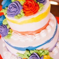 A Dia de los Muertos-themed wedding in the Arizona mountains