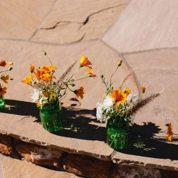 A Dia de los Muertos-themed Sedona wedding in the Arizona mountains