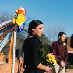 A Dia de los Muertos-themed Sedona wedding in the Arizona mountains