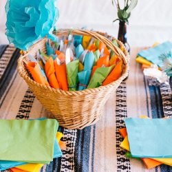 A Dia de los Muertos-themed wedding in the Arizona mountains